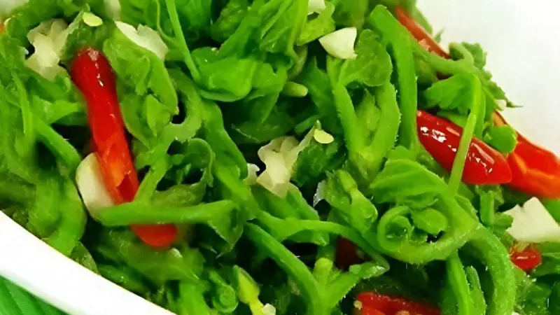 古城夏日常见蔬食 素炒南瓜尖脆嫩爽口味正清鲜