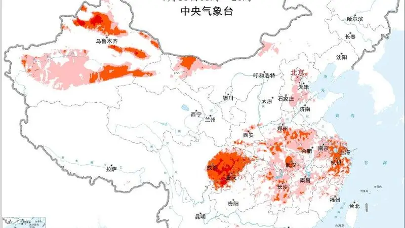 五预警齐发！12省份最高温达39℃多地有大暴雨