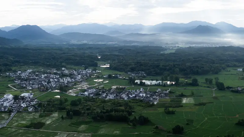 走进皖南古村落——石亭村