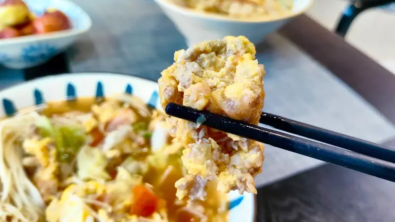 三伏天晚餐一碗山药龙须面,鲜美不坨还低钠,儿子连夸3遍太好吃
