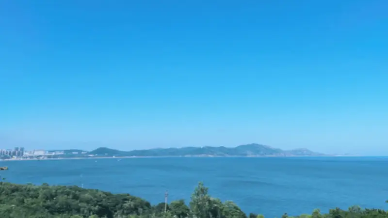 兴城沿海慢行，僻静岬角看平缓海岸风光