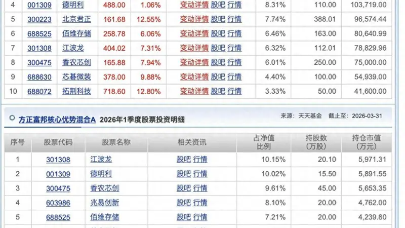 半年度冠军基调仓曝光，一举成百亿基金经理，绩优大旗能否扛稳？