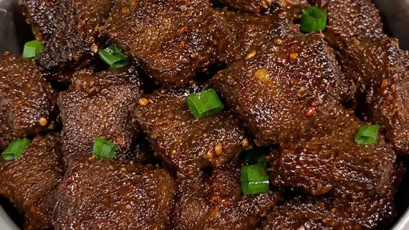 空气炸锅孜然牛肉粒：外焦里嫩，香辣过瘾