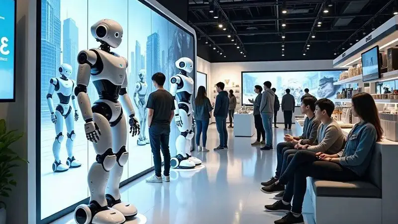 人形机器人进军商场：商业化探路还是流量试水？