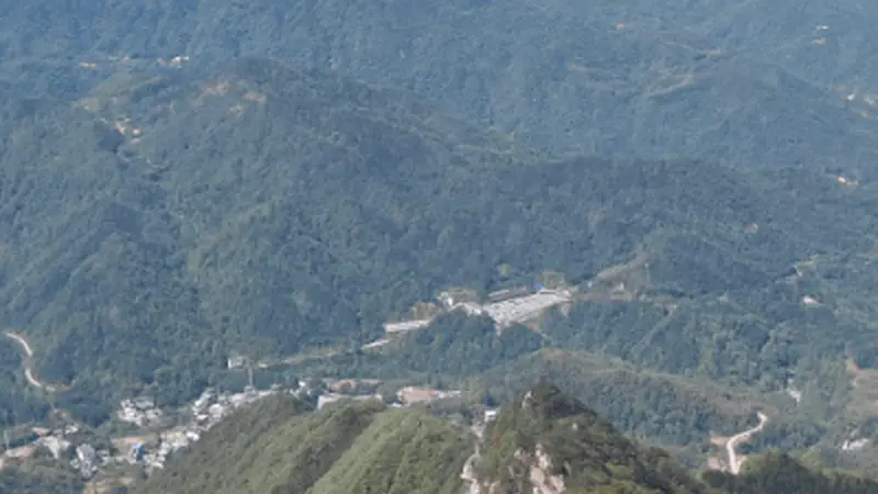 黄冈天堂寨山脚村落，山居静谧，山野烟火平淡治愈
