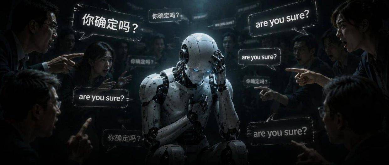 一句「你确定吗」，大模型集体暴露「讨好型人格」？