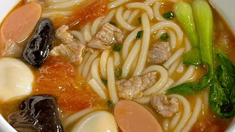 番茄三鲜米粉:一锅煮出家的味道,酸香暖胃又满足