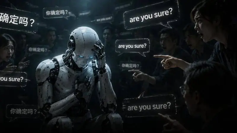 一句「你确定吗」，大模型集体暴露「讨好型人格」？