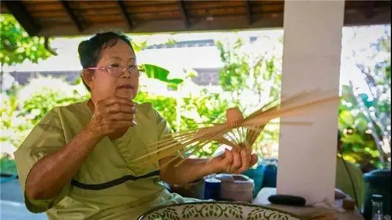 原创这个传统手工艺技术，居然在泰国重新复活，成为当地的一道美景