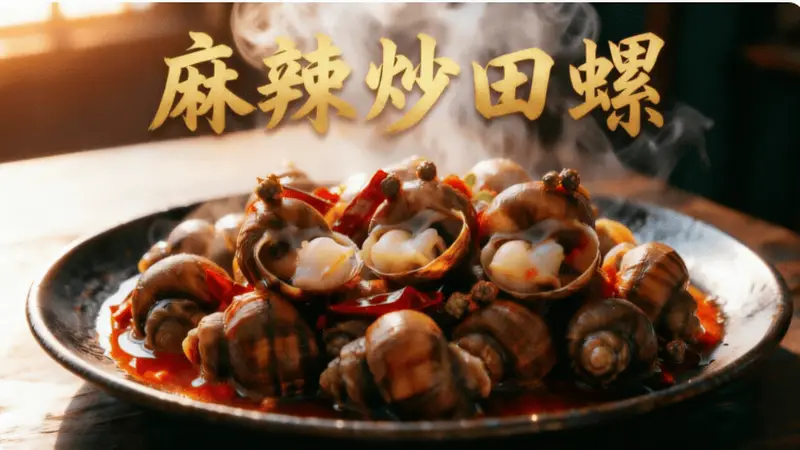 舌尖上的麻辣诱惑:炒田螺的鲜香之旅