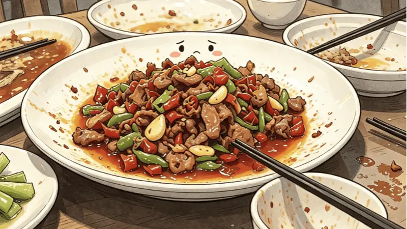 一盘辣椒炒肉的“第二人生”——致餐饮人：浪费是算不清的账