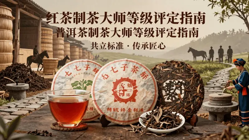 制定标准,邀您参加:红茶、普洱茶制茶大师等级评定全国征募!
