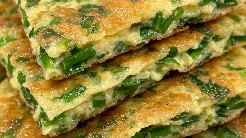 韭菜鸡蛋饼