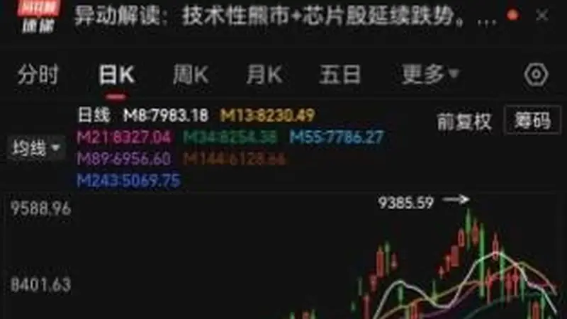 韩国继续恐慌式下跌，KOSPI指数较6月历史高点下跌逾20%，跌入技术性熊市！外资加速逃离韩国股市，韩国监管机构紧急开会