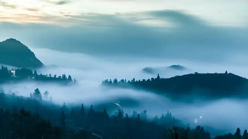 【媒体看普定】普定贡达村茶山：邂逅云海日出 尽赏山野诗意
