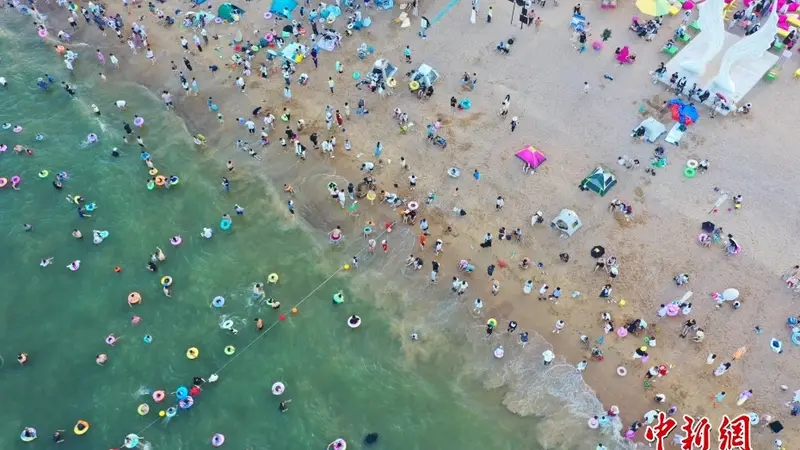 山东日照：盛夏海滨享清凉