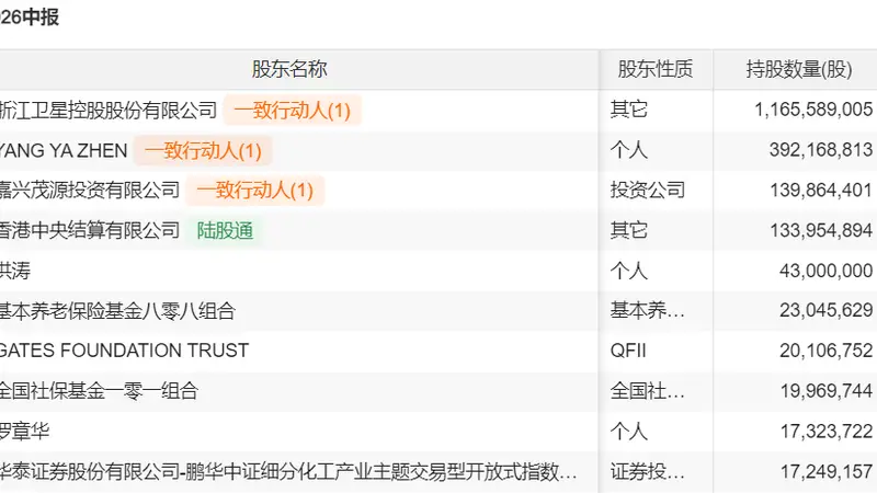 “牛散”罗章华撤退,盖茨基金会大举买入