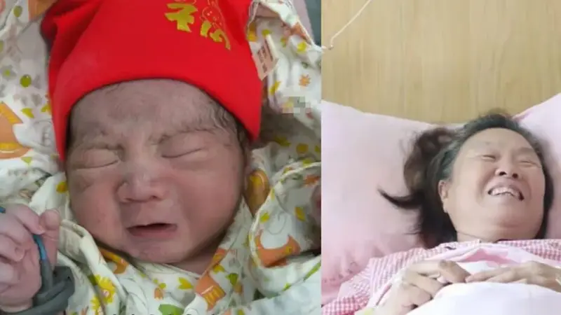 62岁超高龄孕妇顺利诞下6斤重男婴，产妇：宝宝这么漂亮，很开心；医生：从来没碰到过，进行了专册管理，但不建议超高龄孕妇妊娠