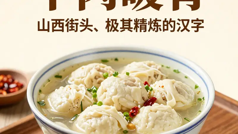 羊肉泡馍暖胃！山西街头美食，热汤馍块驱散严寒