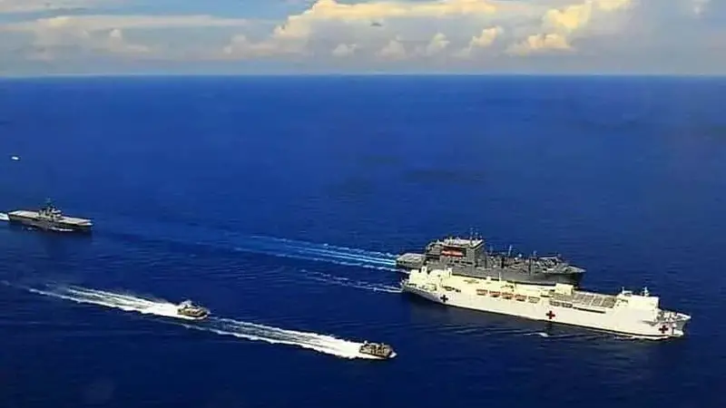 伊朗方向还没收场，美军却急着调兵南海，6艘军舰已经开到菲律宾