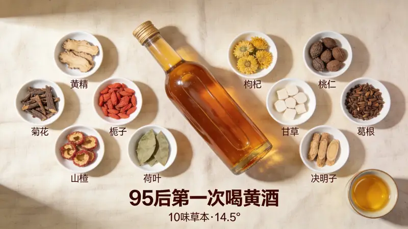 周末在家做了四个菜配黄酒，发现清蒸鱼跟草本黄酒才是绝配