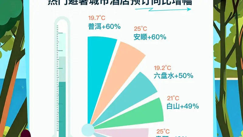 暑期避暑游火爆 普洱酒店预订量同比增长达六成