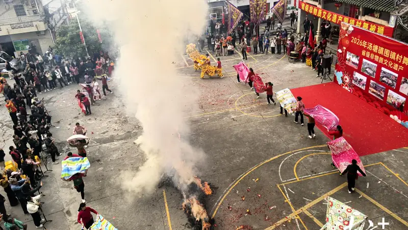 红荔飘香，非遗巡游！佛冈非遗巡回展演第二场即将登陆汤塘古村