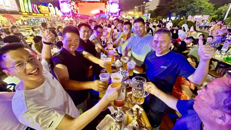 山海晚风漫岛城 青岛崂山啤酒节绘就夏夜文艺狂欢图