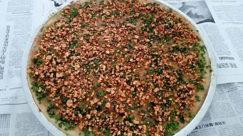 古镇美食:芋头糕