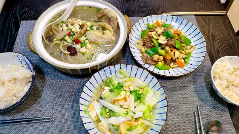 简单又丰盛！晚餐3个菜，清爽鲜美又养生，网友：大补！