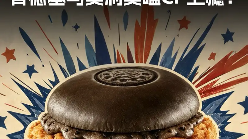 太猎奇了！肯德基推奥利奥汉堡，能好吃吗？
