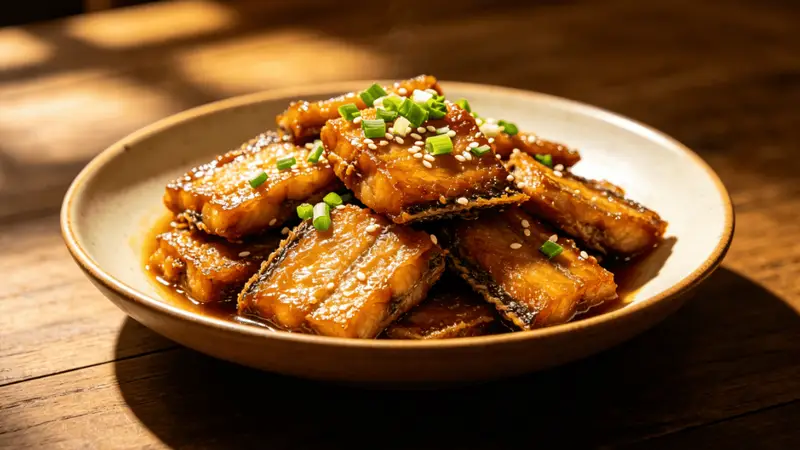 别再只用青鱼做苏式爆鱼！带鱼版本鲜到上头，酸甜卤汁浸透酥鱼肉，下酒下饭一绝
