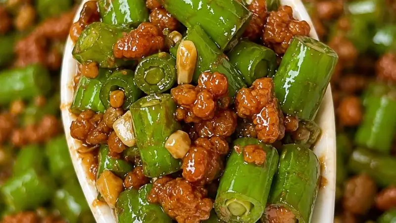厨房小白必学！肉末炒豆角简单快手还好吃