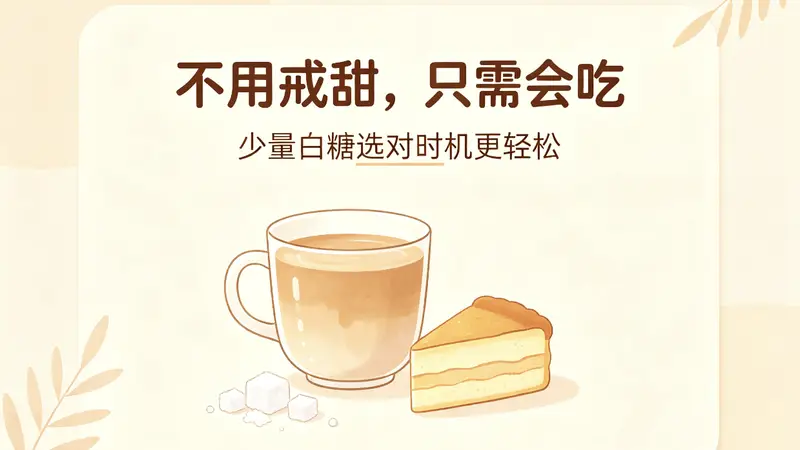 想吃甜食又控糖：少量白糖的正确食用时机