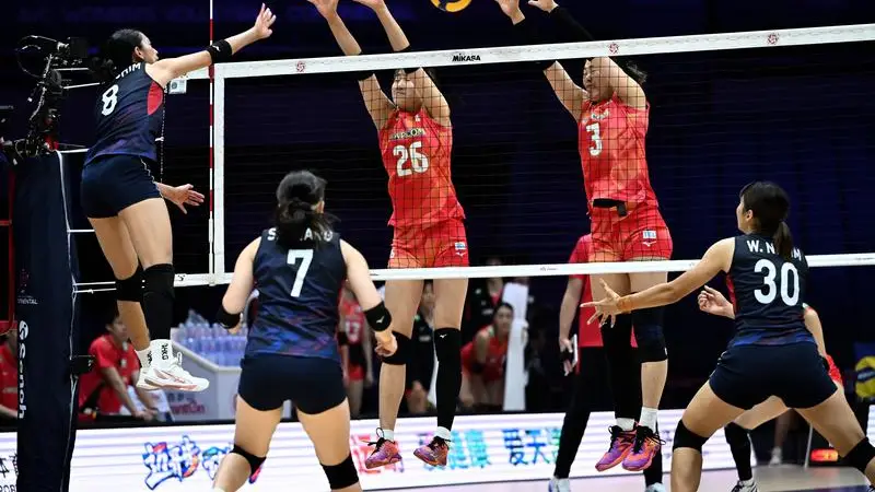 女排亚锦赛：日本3-0中国香港 伊朗3-1中国台北