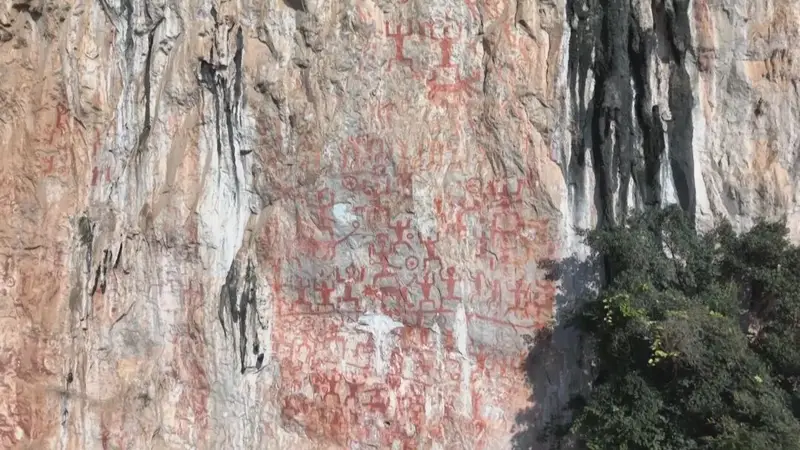 千年花山岩画“活起来” 壮美边关文旅“热起来”