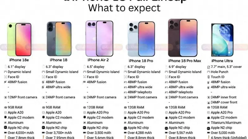 彻底不玩高端垄断！苹果也开启机海战术，6 款 iPhone 新机全曝光