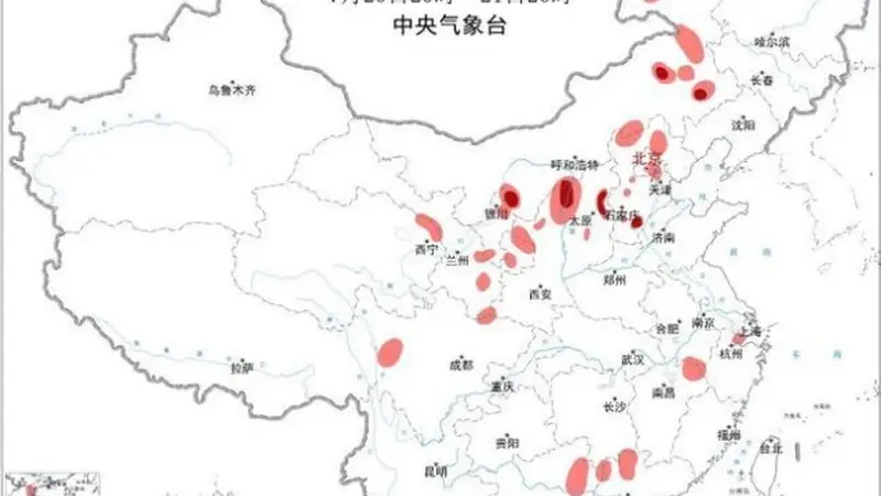 暴雨、强对流双预警 16省区市将出现大到暴雨