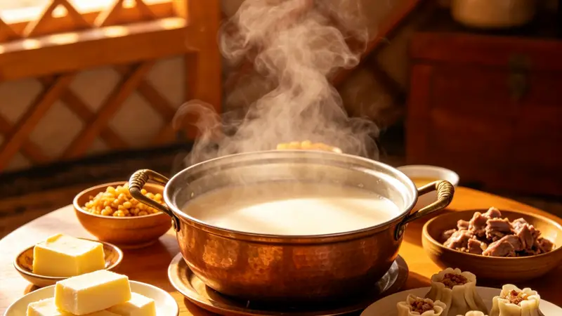 鄂尔多斯美食地图:从早茶到烤全羊的舌尖诱惑