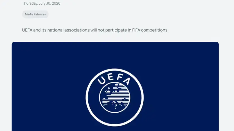 国际足联回应欧足联抵制：继续推进世界杯私有化磋商