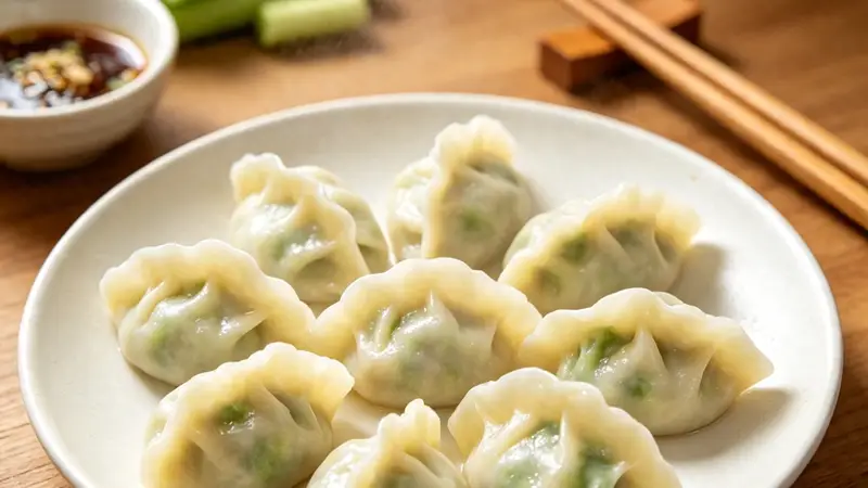 三伏天吃饺子，试试这个馅，鲜嫩多汁，营养丰富，一口一个炒解馋