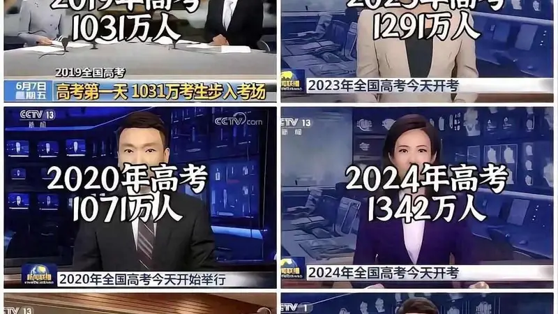 8年涨270万！高考人数暴涨引热议，网友：考大学不难，难的是就业