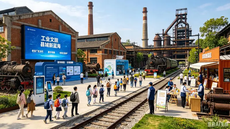 工业文旅成为县域新蓝海，数字化活化老旧厂区打造特色文旅IP