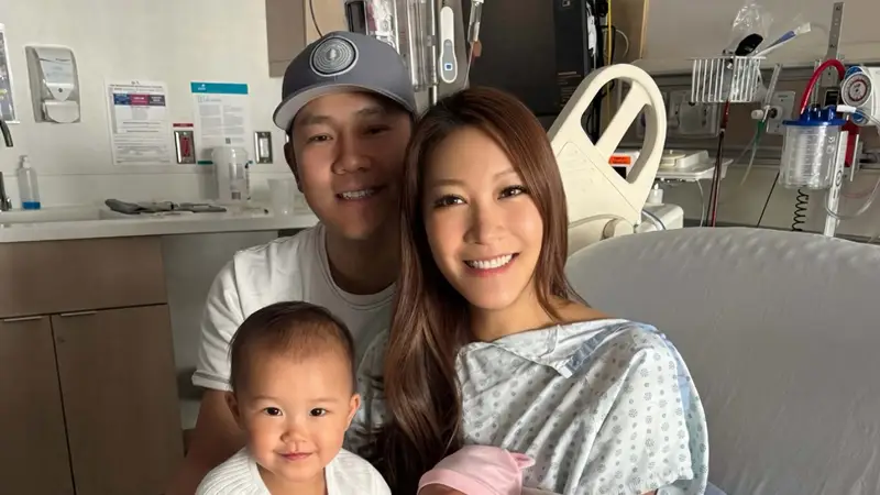 恭喜！香港知名女星宣布二胎生女，羊水突然穿破喷了老公一身