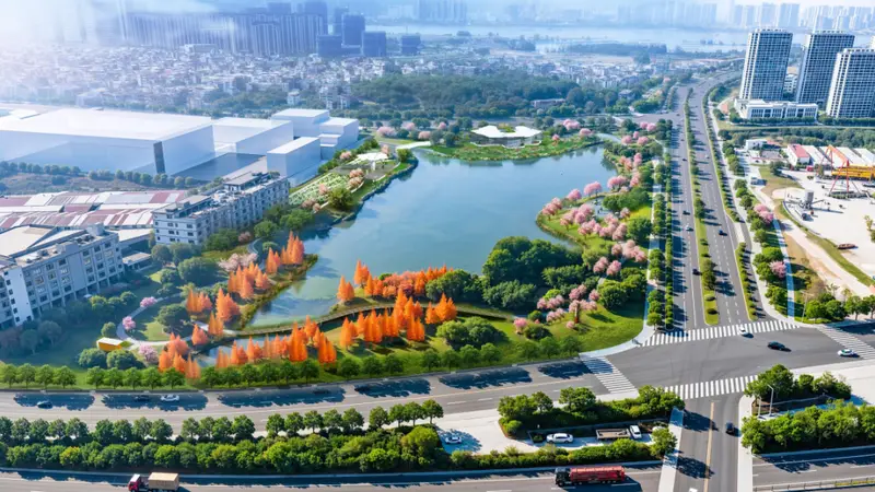 投资1.1亿元!闽侯竹岐将添5万平米湖景生态公园