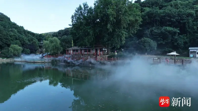 仙气拉满！句容宝华山玉蝶湖雾森上线，夏日避暑好去处