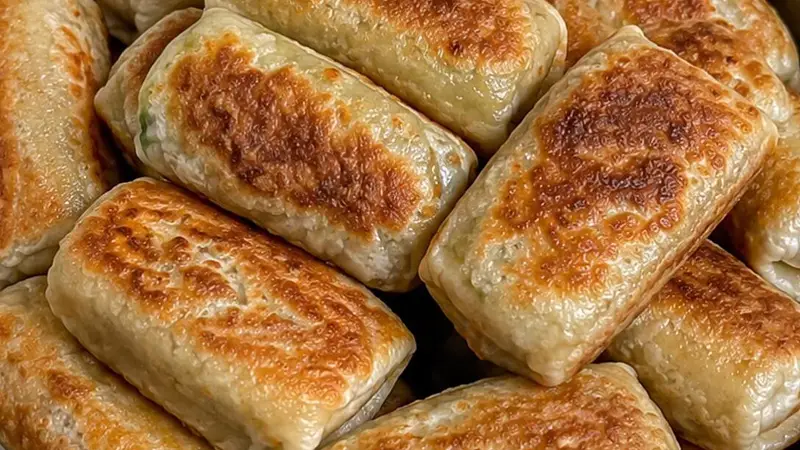 外酥里嫩的土豆丝盒子，一口下去太绝了