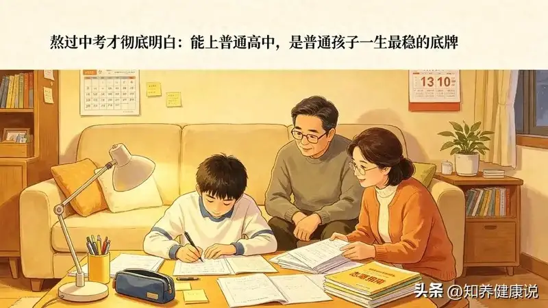 熬过中考才彻底明白：能上普通高中，是普通孩子一生最稳的底牌