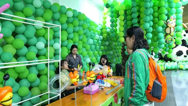 太原植物园：气球织梦 解锁童话秘境
