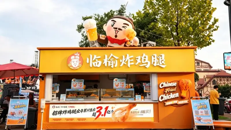 中式炸鸡品牌临榆炸鸡腿亮相青岛啤酒节,“炸鸡+啤酒”经典搭配点亮青岛夜间消费